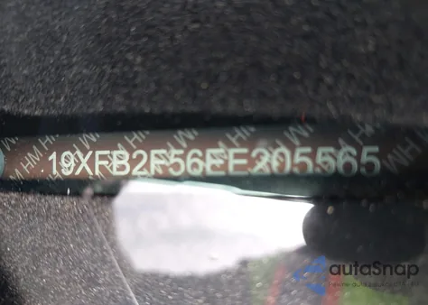 2014 Honda Civic Lx z USA, uszkodzony, nr VIN 19XFB2F56EE205565